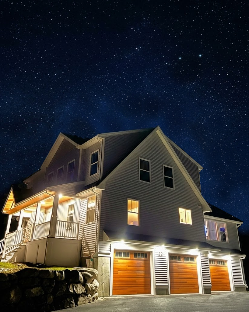House at night